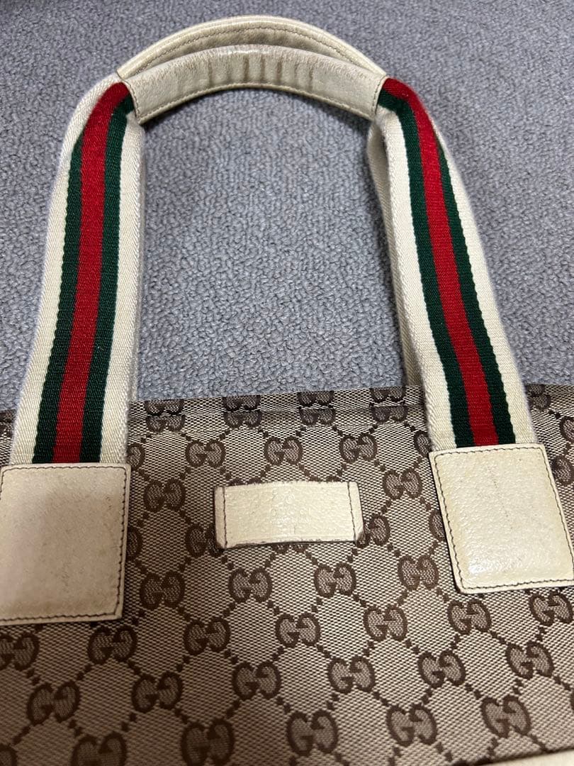 R*️様 GUCCI GGキャンバス ビジネスバッグ