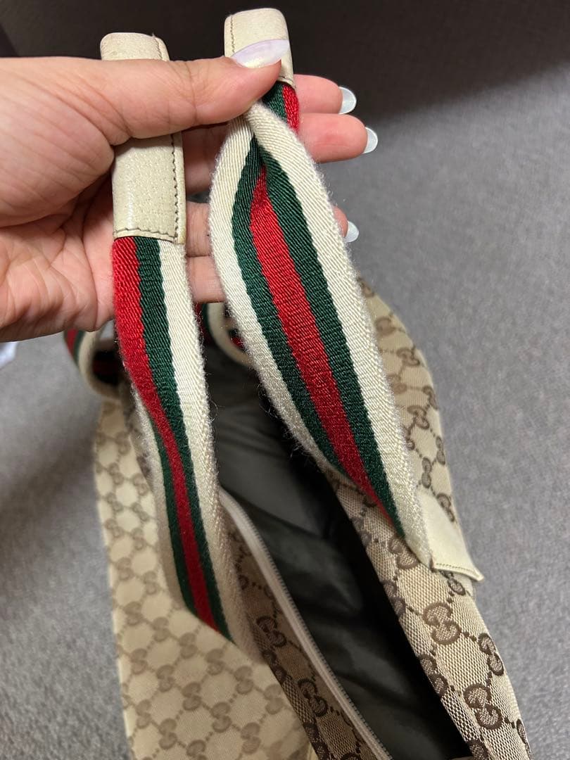 R*️様 GUCCI GGキャンバス ビジネスバッグ