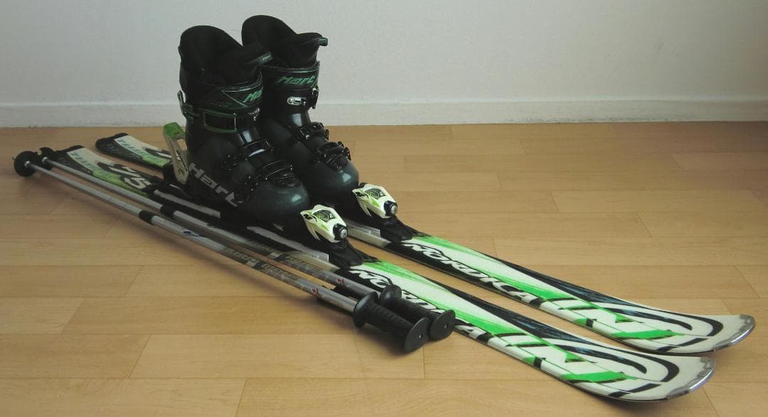 ■■送料無料■NORDICA■メンズスキーセット■板152/靴26■WAX済■■