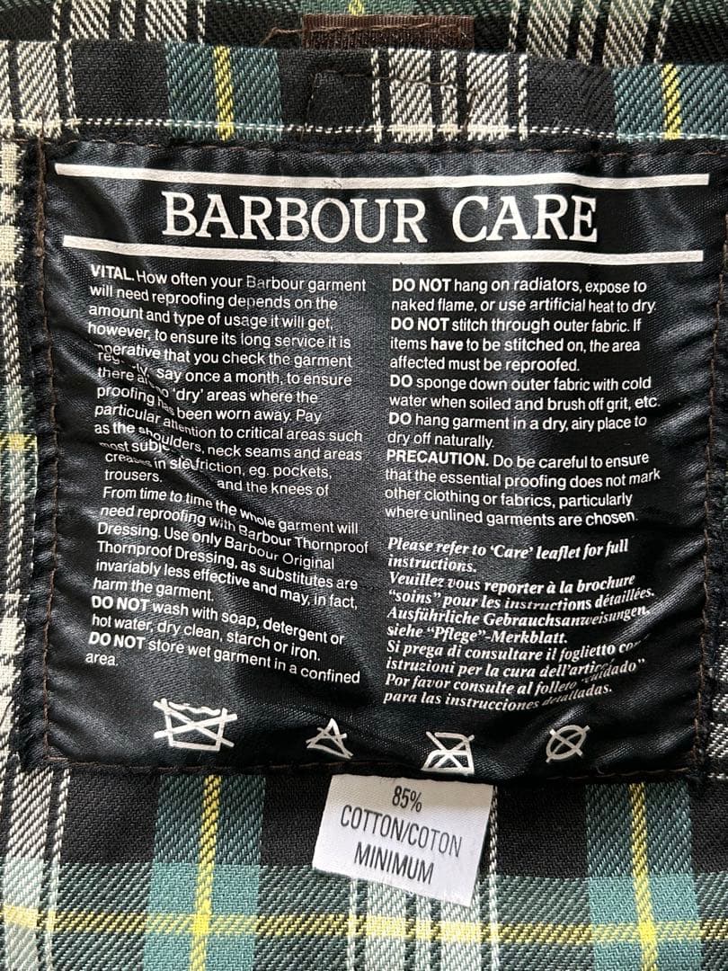＊Barbour＊ワックスドジャケット(36inch)