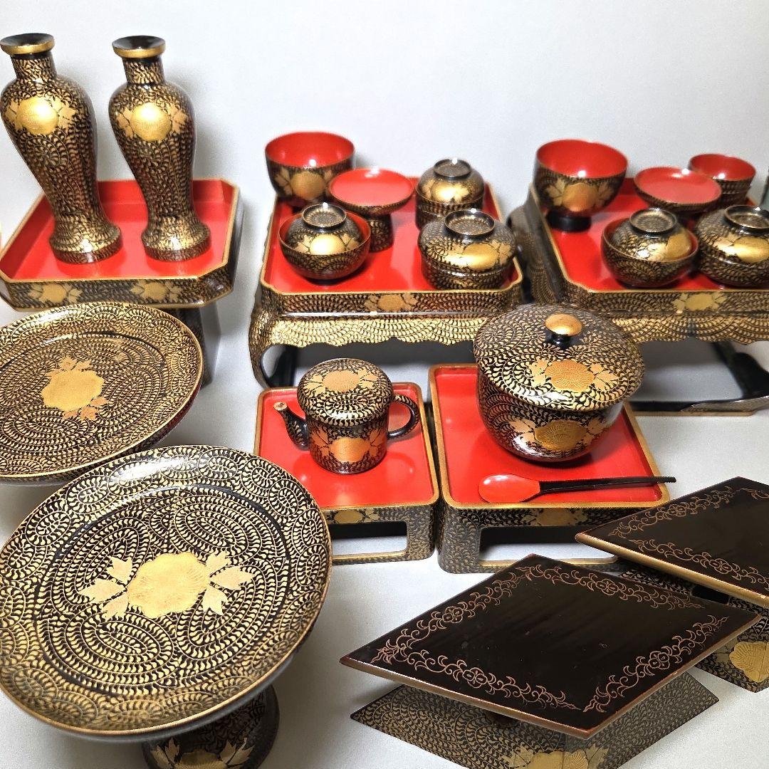 古い雛道具いろいろ　大正十五年