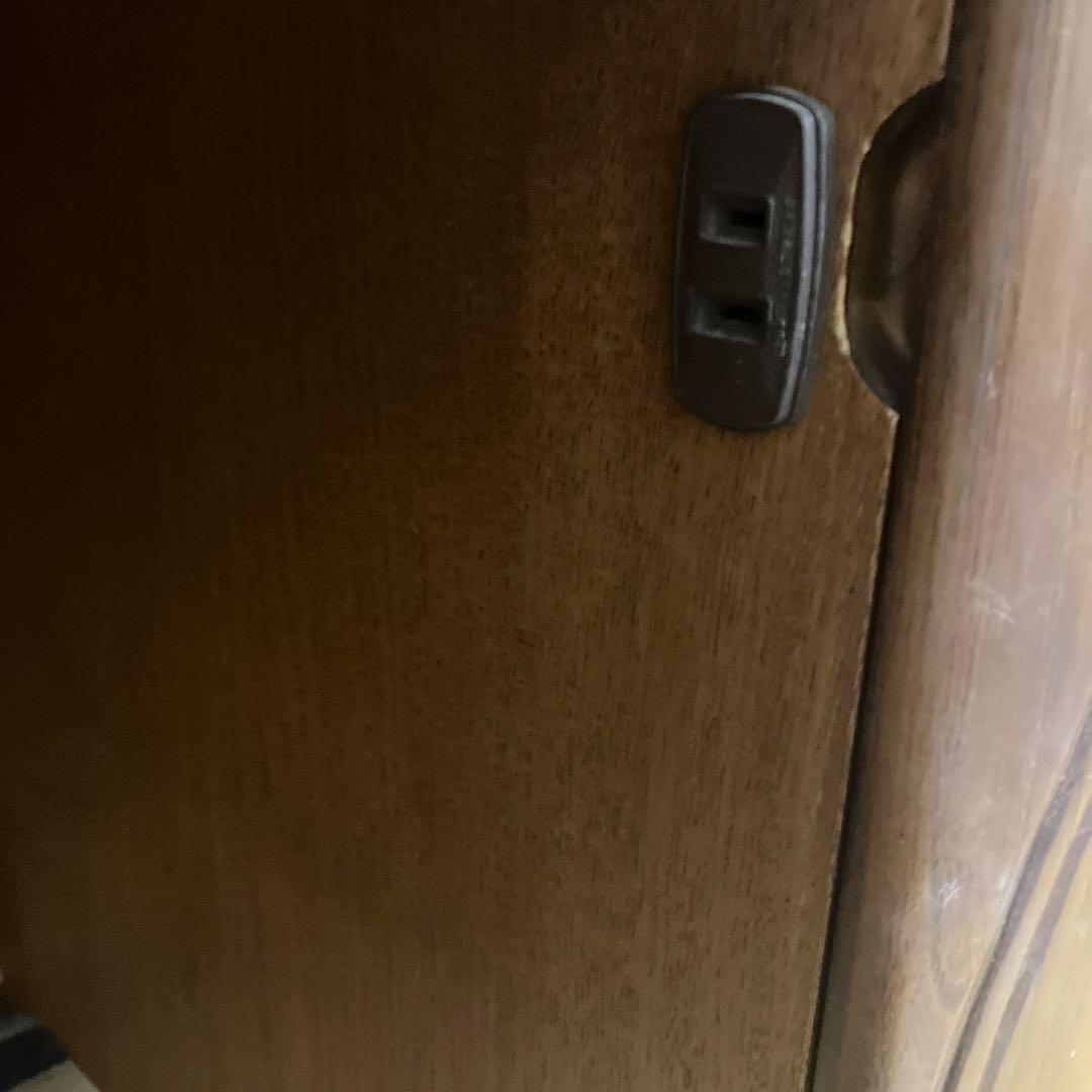 木製ドレッサー・ミラー付き