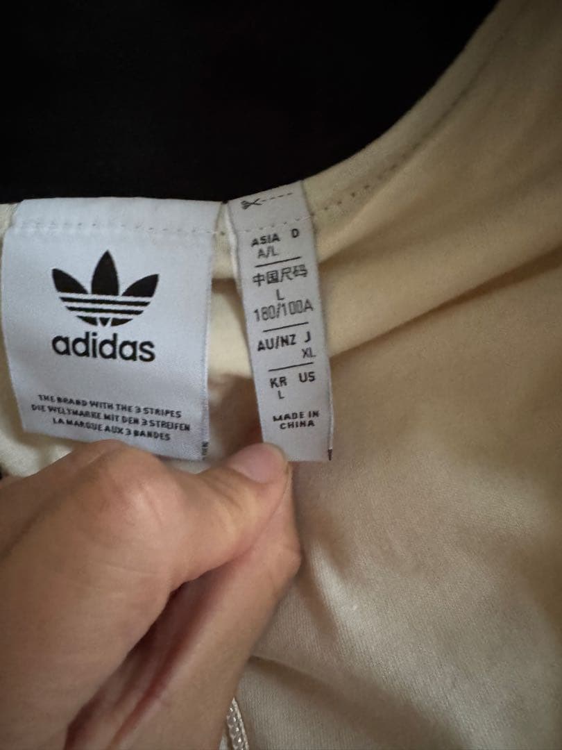 adidas ワッフル 白　Lサイズ