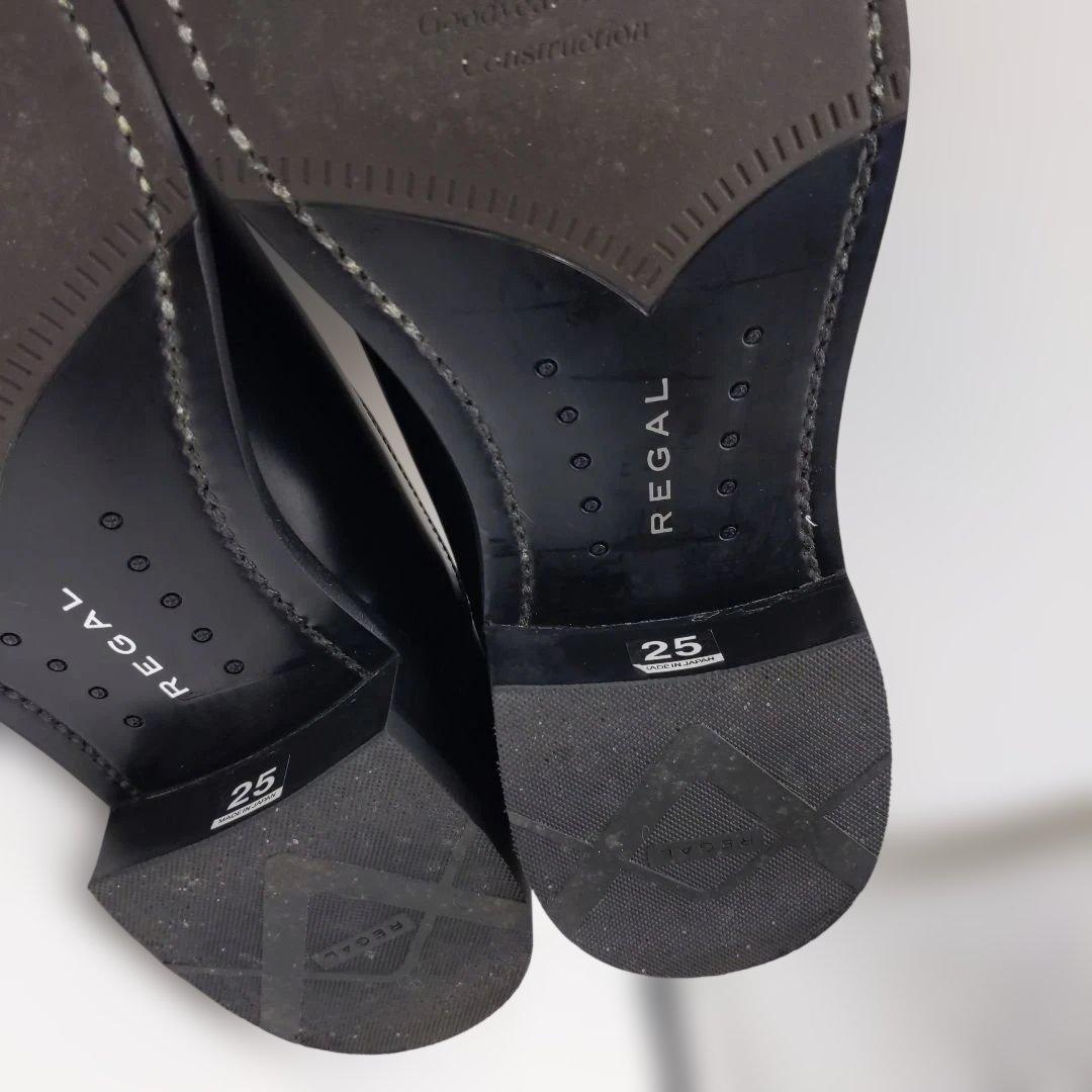 【極美品】REGAL リーガル 315R ストレートチップ 黒 25cm