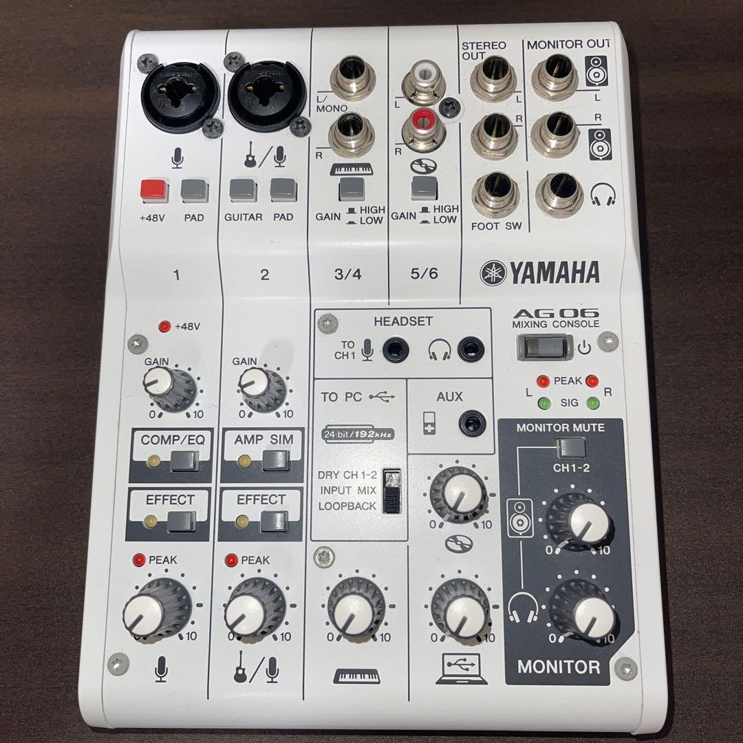 【おまけ有】YAMAHA AG06 ミキサー Apple純正カメラアダプタ