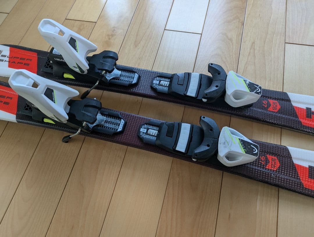 HEAD キッズスキー板 97cm ビンディング付き　ストックセット