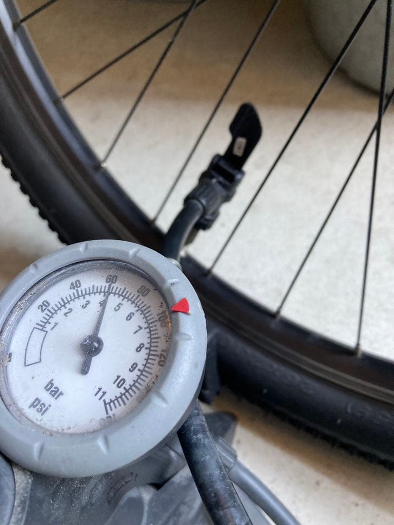 26インチMTB前後タイヤホイール（リア7速フリー、米式バルブアダプタ）セット