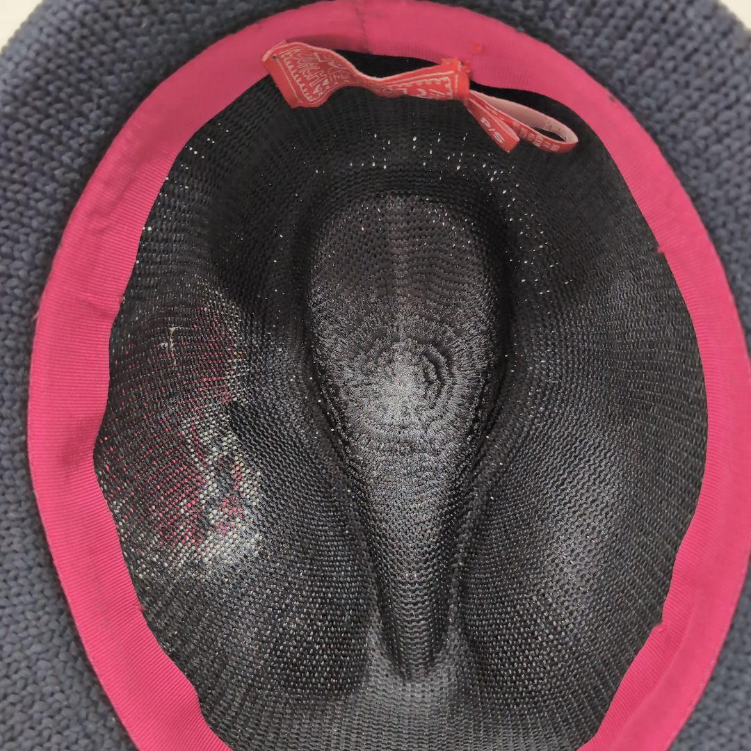 156○ COACH ハート刺繍のニットハット