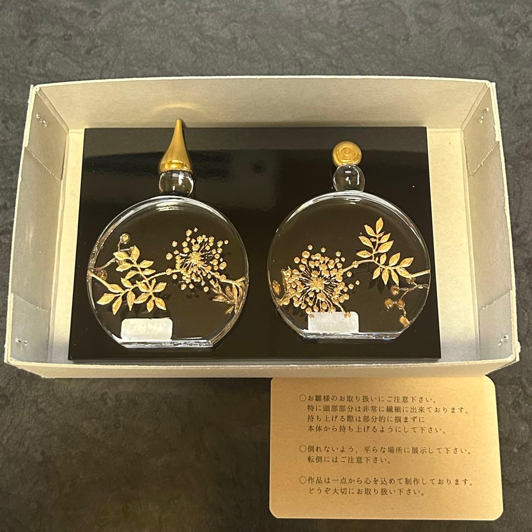 時澤　真美　ガラス　お雛様