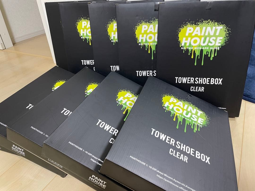 【10個セット】PAINT HOUSE TOWER SHOE BOX