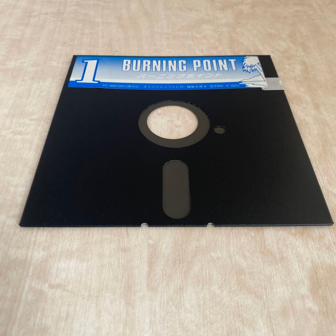 【限定SALE】PC-8801「バーニングポイント」エニックス 希少レトロゲーム