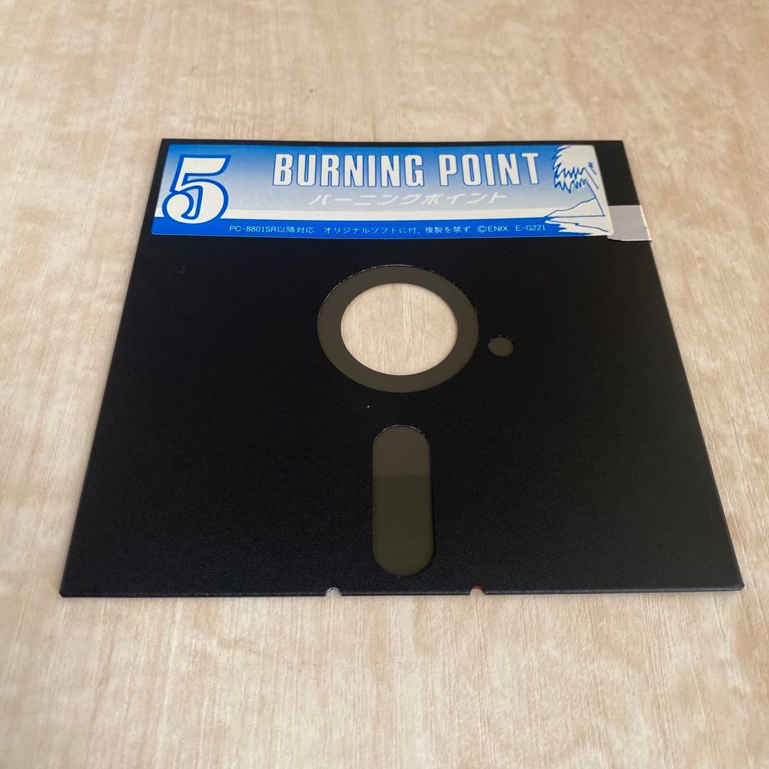 【限定SALE】PC-8801「バーニングポイント」エニックス 希少レトロゲーム