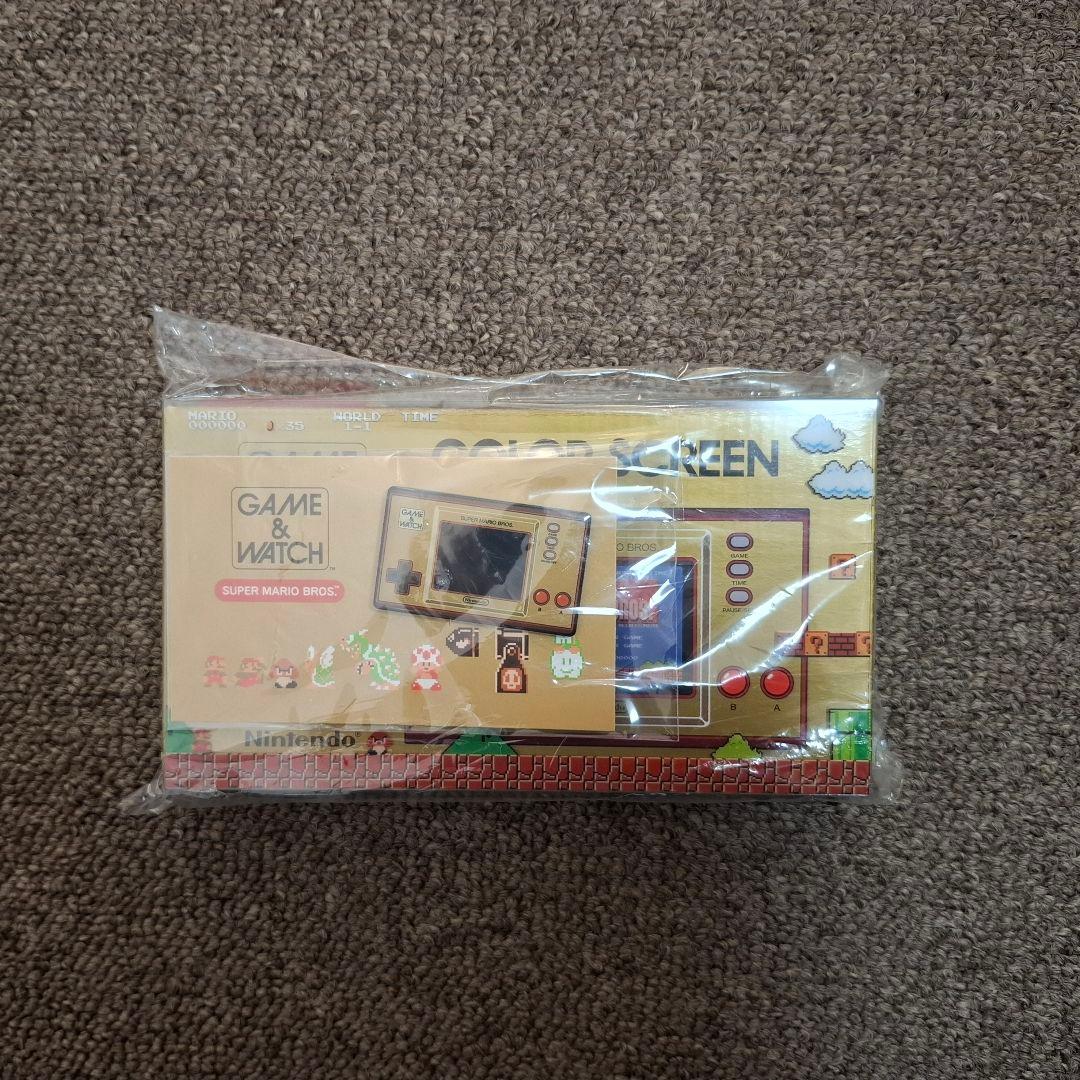 【新品】ゲーム&ウオッチ スーパーマリオブラザーズ　Amazon限定ピンズ付