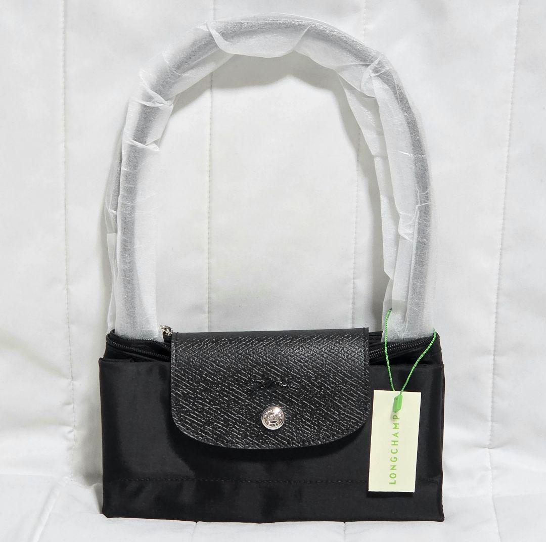 【新品】LONGCHAMP ル プリアージュ トートバッグ M ブラック黒刺繍