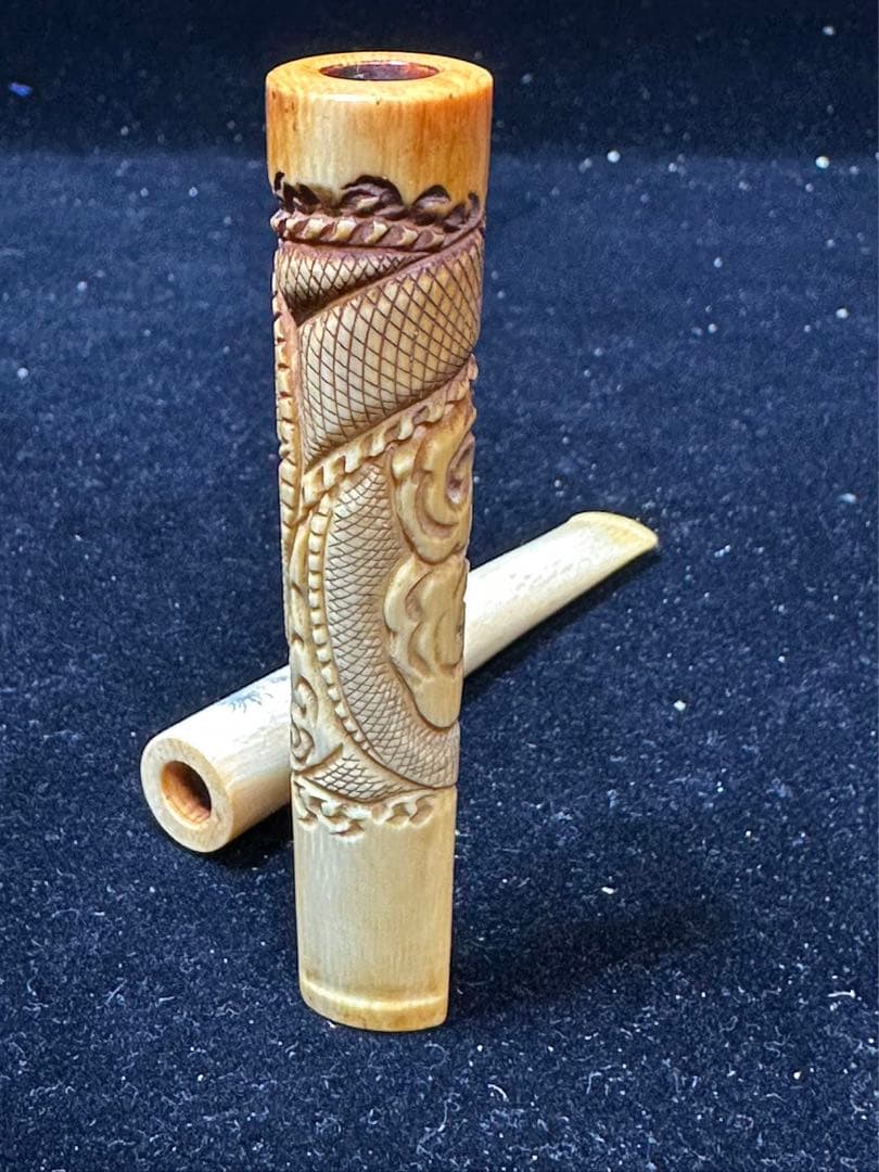 昭和レトロ　時代物　喫煙具　天然素材　煙管 パイプ
