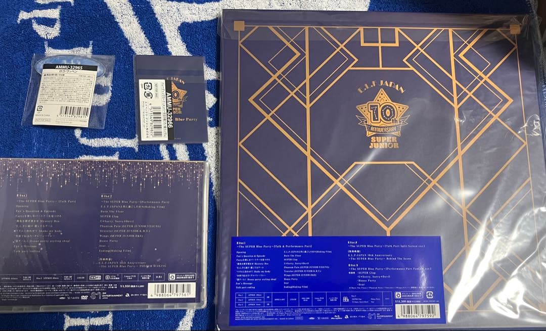 SUPER JUNIOR ファンクラブ10周年　DVD Blu-ray セット