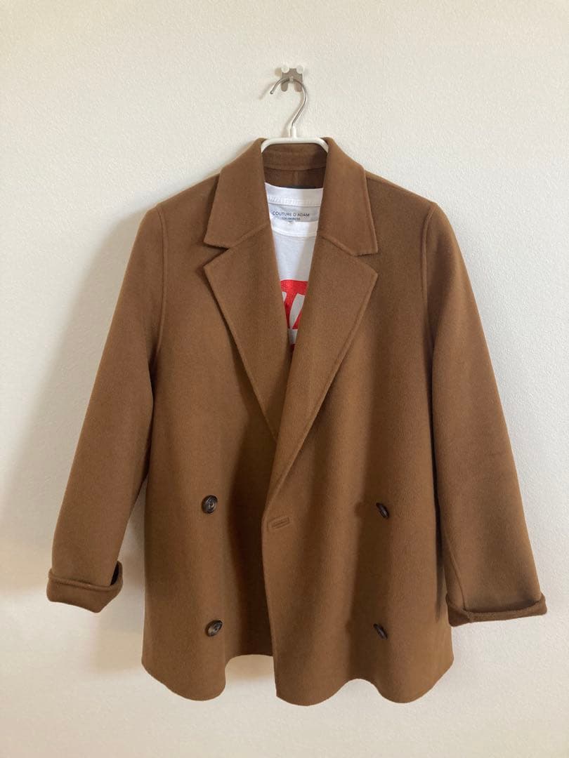 NOBLE Super160 チェスターコートミドル丈　テーラードJk