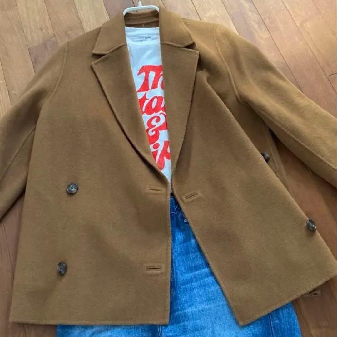 NOBLE Super160 チェスターコートミドル丈　テーラードJk