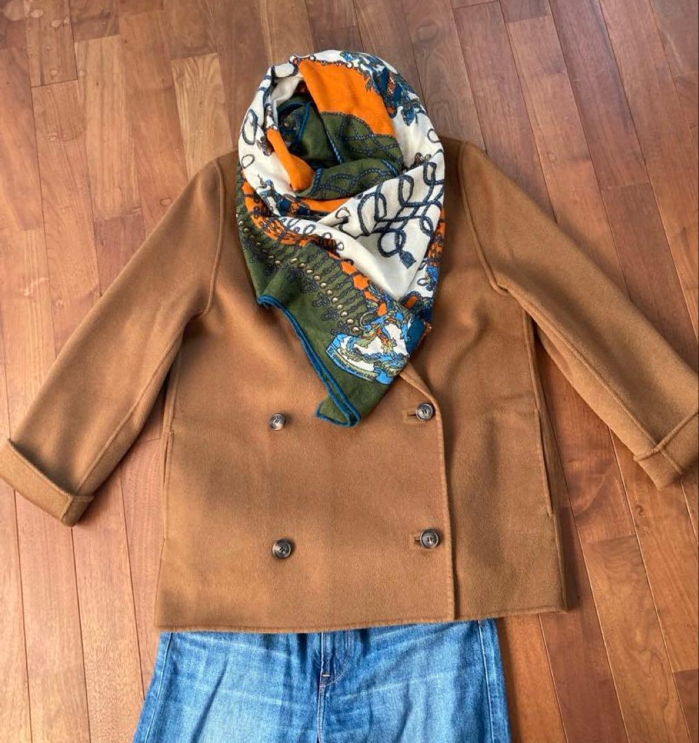 NOBLE Super160 チェスターコートミドル丈　テーラードJk