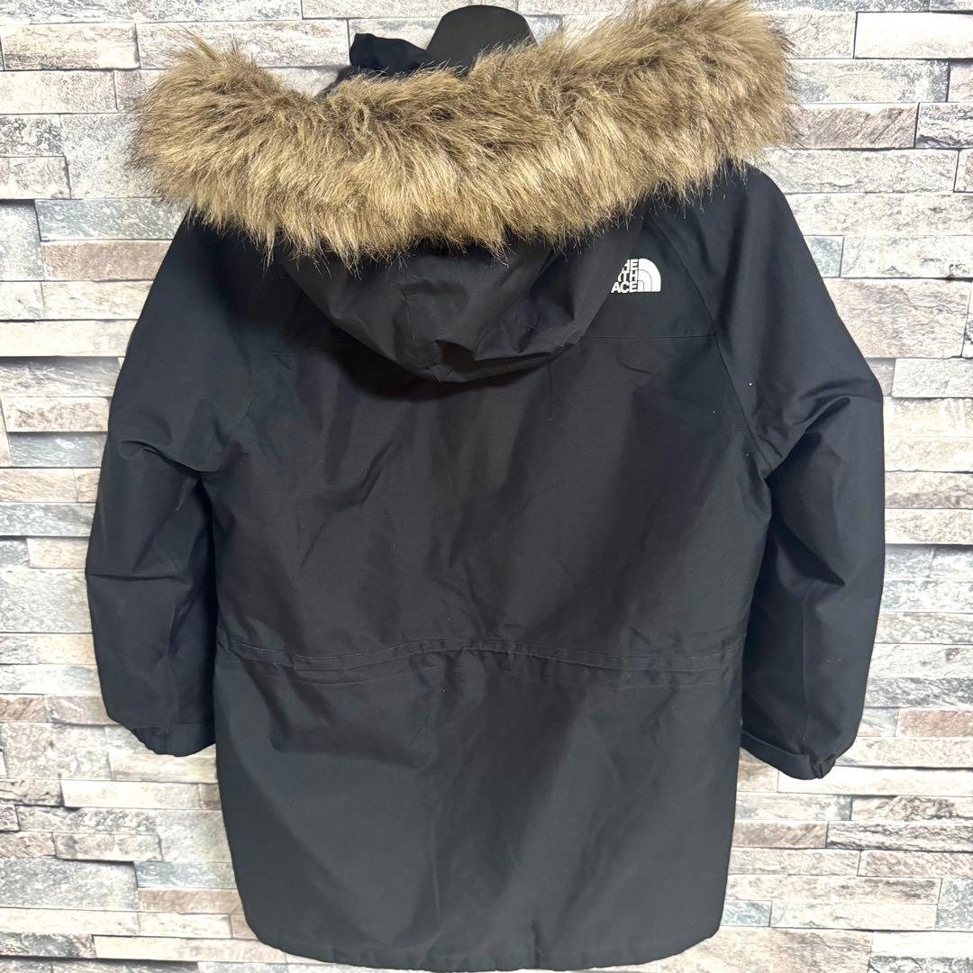 ノースフェイス　キッズ　ダウンジャケット　マクマード　ファー付き　140