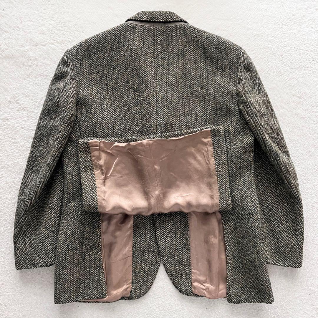 JONELLE ハリスツイード テーラードジャケット ヘリンボーン 2B 希少