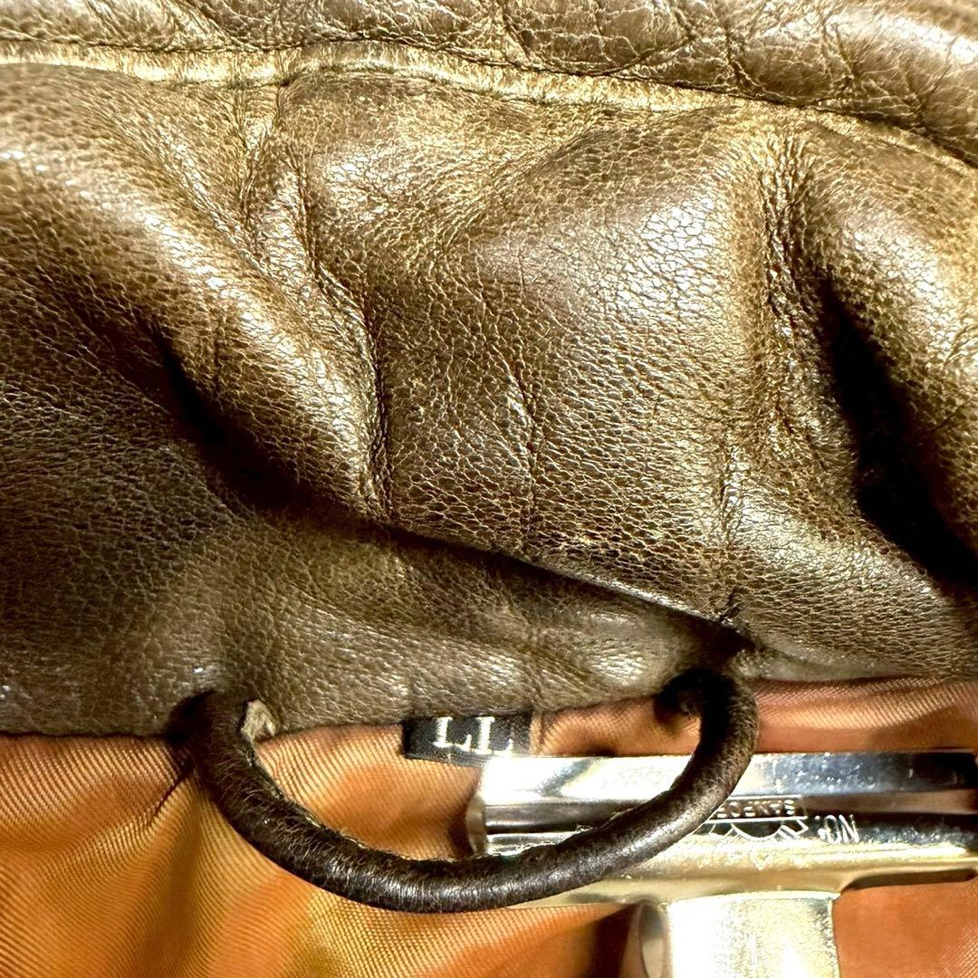 90s【archive】A2/leather flight jacket/Y2K