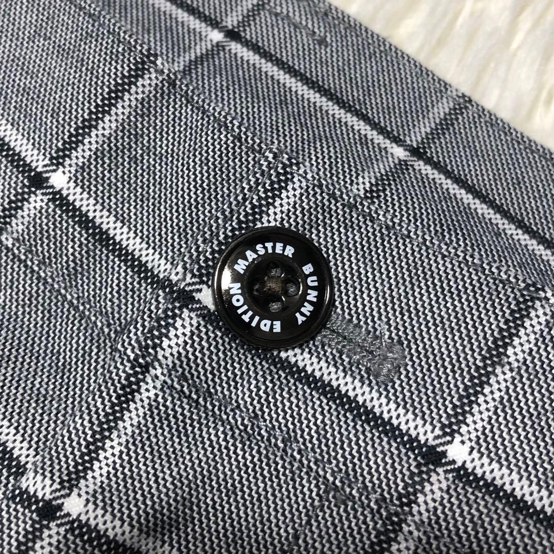 マスターバニーエディション 秋冬人気グレンチェック柄×ロゴ 裏起毛 サイズ5