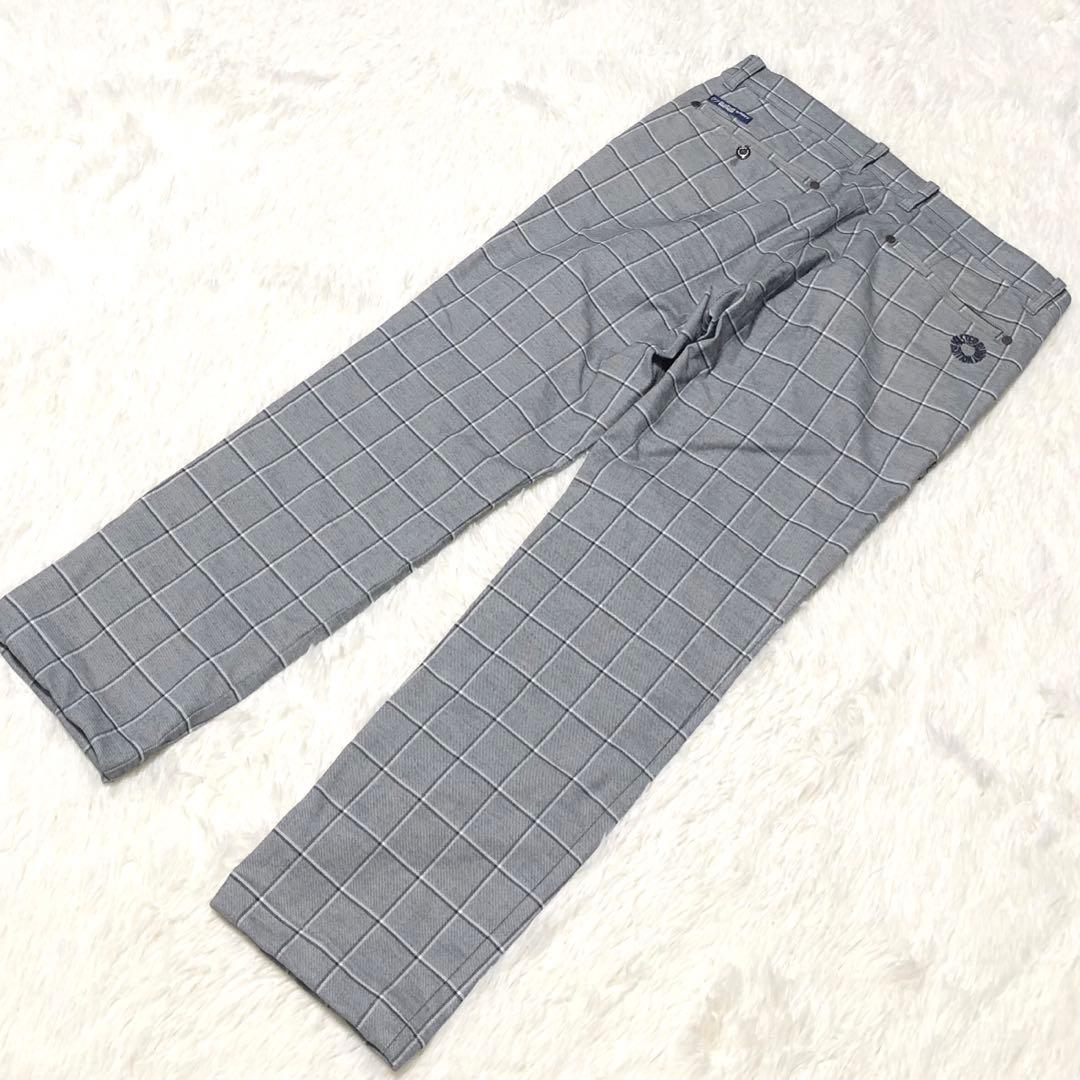 マスターバニーエディション 秋冬人気グレンチェック柄×ロゴ 裏起毛 サイズ5