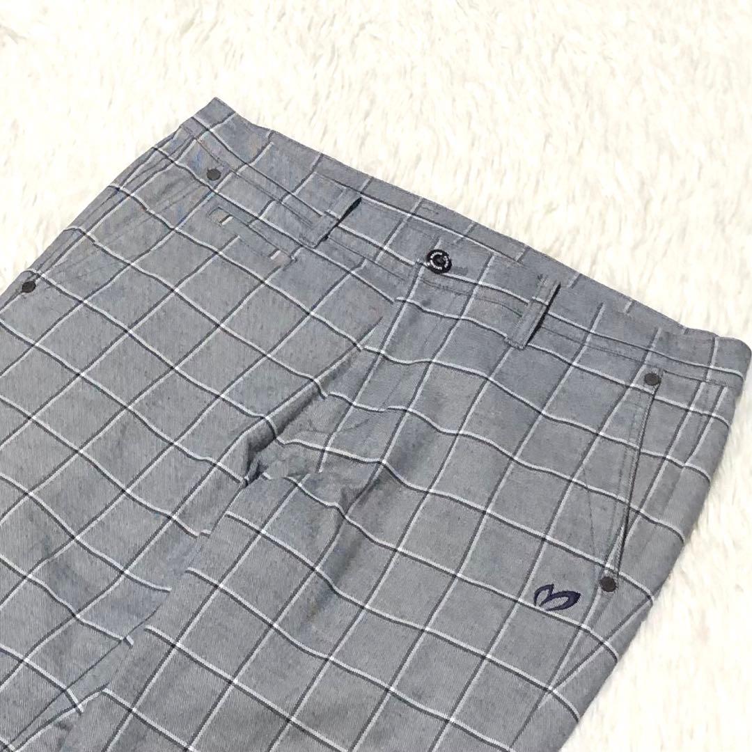 マスターバニーエディション 秋冬人気グレンチェック柄×ロゴ 裏起毛 サイズ5