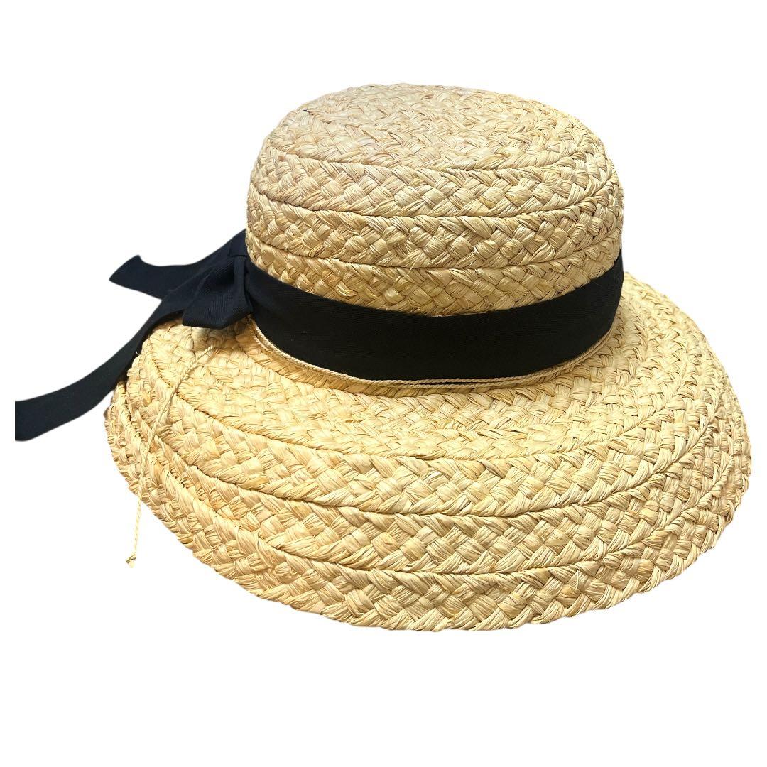 【極美品★箱付】ヘレンカミンスキー 麦わら帽子 クラシック5 ナチュラル