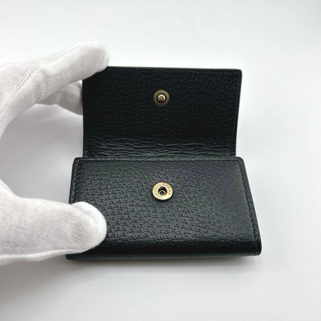 ✨極美品✨　GUCCI グッチ　6連キーケース　アニマリエ　ビー　レザー　黒