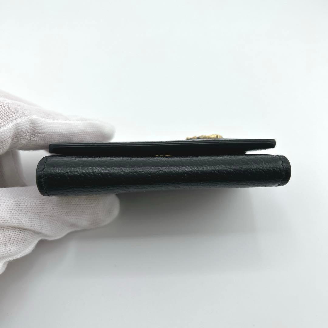 ✨極美品✨　GUCCI グッチ　6連キーケース　アニマリエ　ビー　レザー　黒