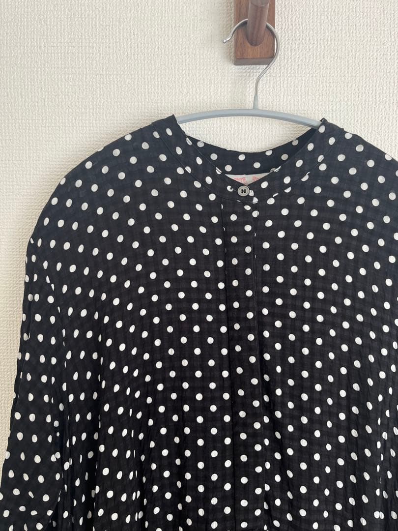 【BEARDSLEY】ドットギャザーワンピース