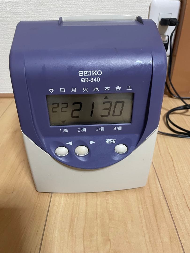 SEIKO QR-340 タイムカード レコーダー