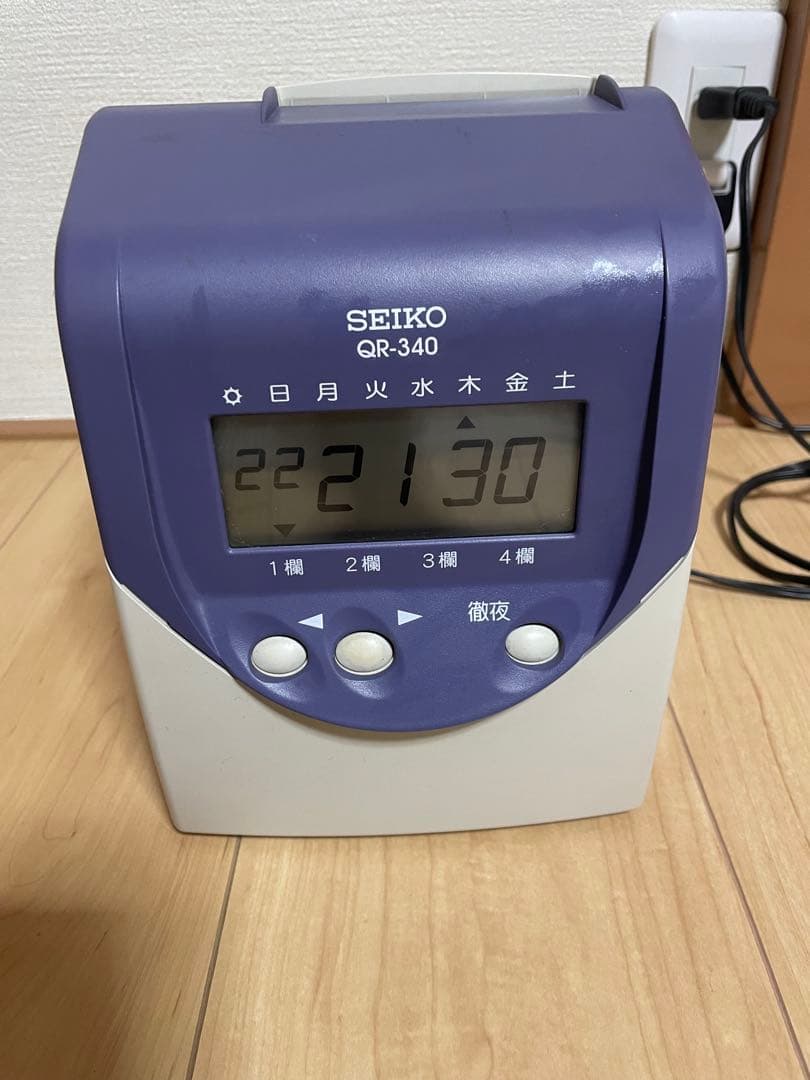 SEIKO QR-340 タイムカード レコーダー