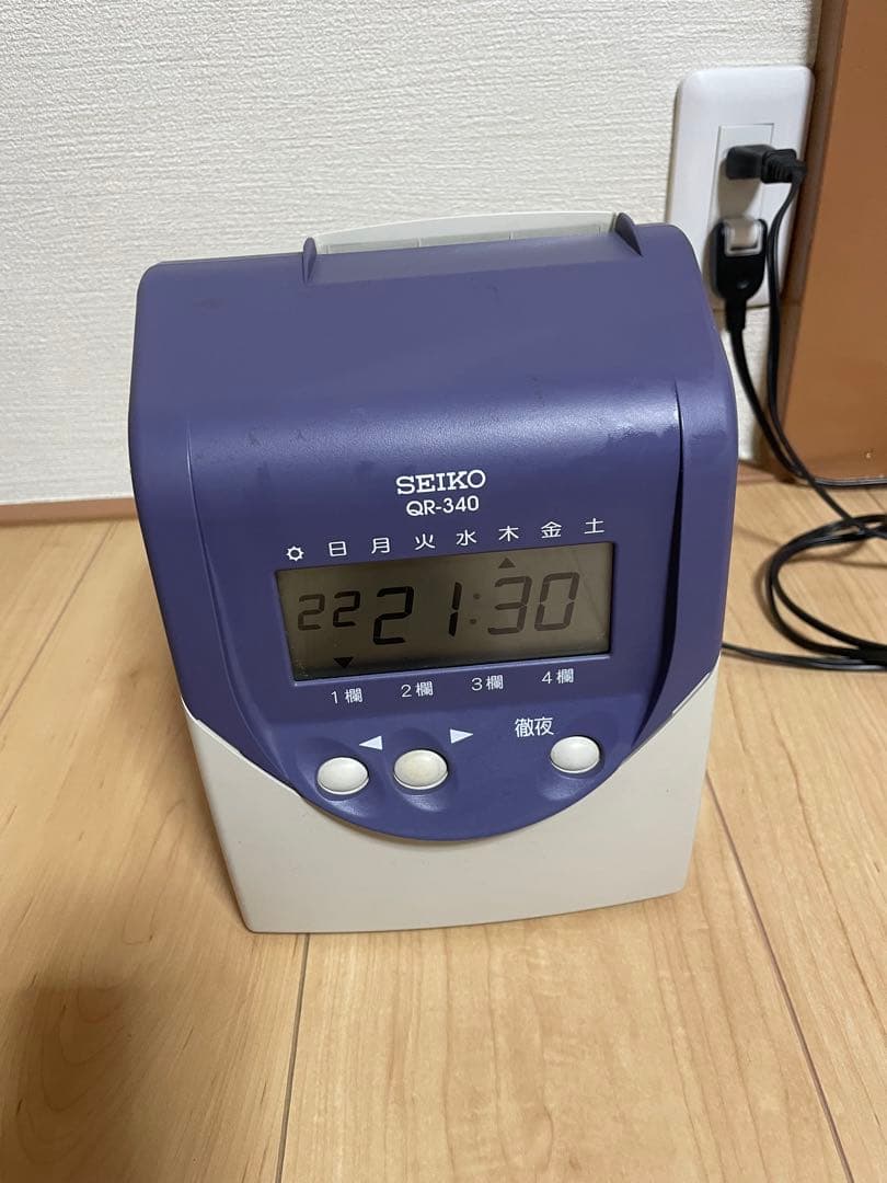 SEIKO QR-340 タイムカード レコーダー