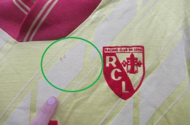 当時物アディダスフランス製ビンテージ　ＲＣランス　長袖ユニフォーム9番