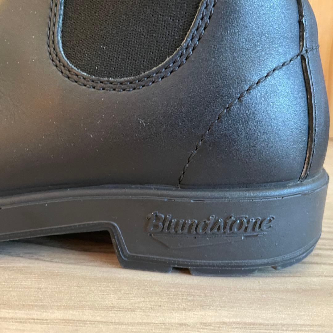 BLUNDSTONE黒 レザー サイドゴアブーツ