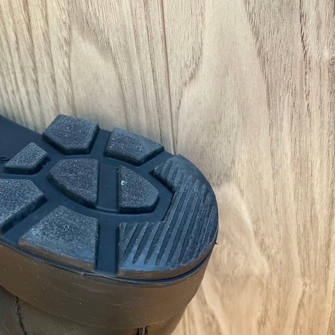 BLUNDSTONE黒 レザー サイドゴアブーツ