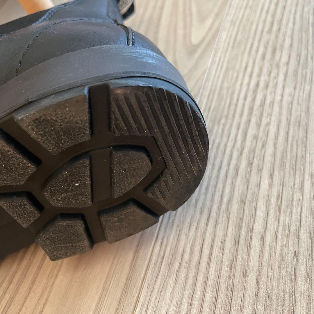 BLUNDSTONE黒 レザー サイドゴアブーツ