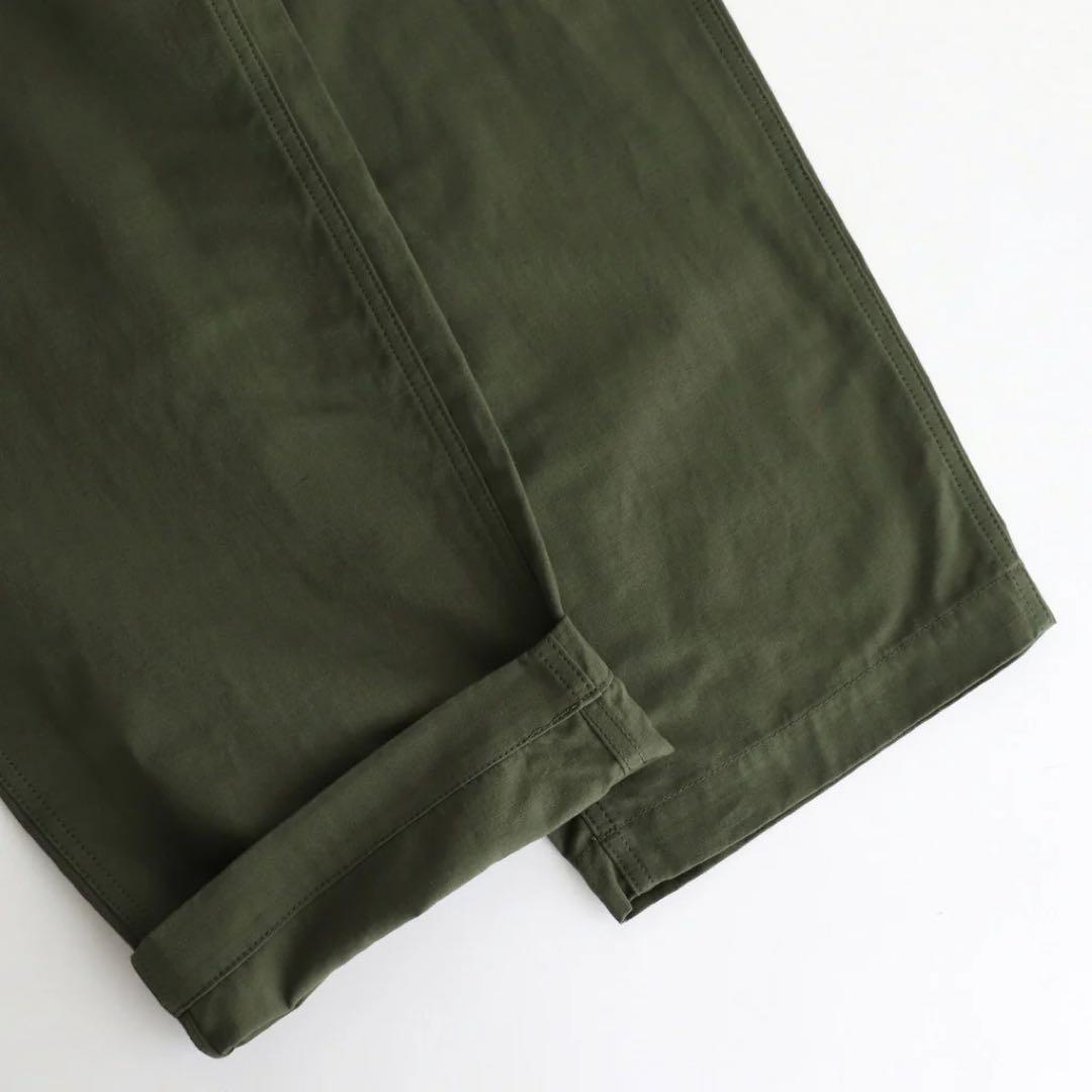 コムデギャルソンオム 綿麻ヘリンボーン ベイカーパンツ カーキ XS