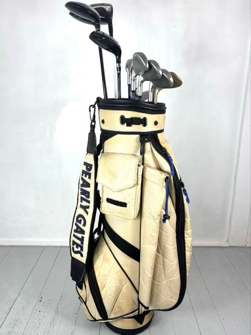 本格派 メンズゴルフクラブ 11本 フルセット パーリーゲイツ　キャディバッグ