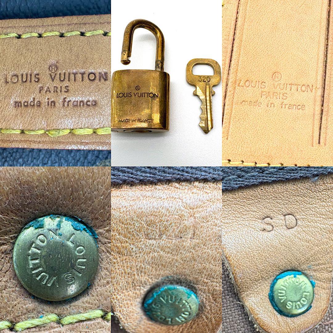 【美品・付属品完備】VUITTON　ボストンバック　2way　キーポル55　鍵