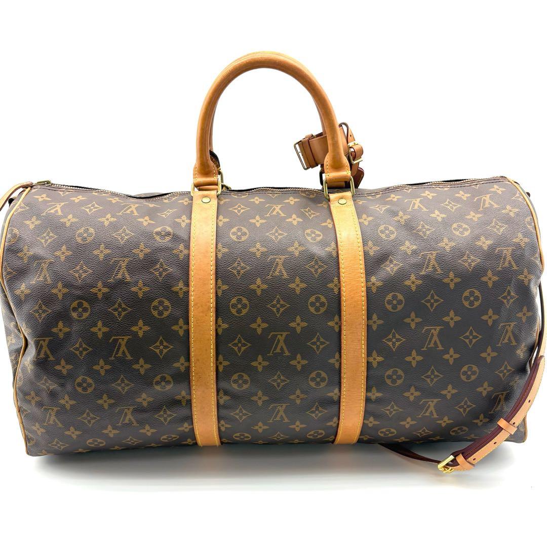 【美品・付属品完備】VUITTON　ボストンバック　2way　キーポル55　鍵