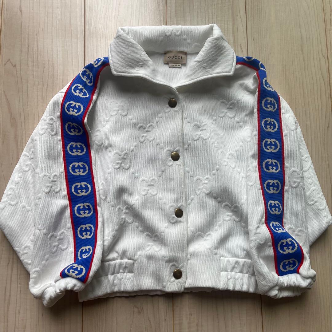 GUCCI グッチ　キッズ　ブルゾン　GG トラック　上着　ジャケット　金ボタン