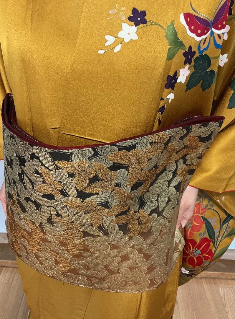 ル*ナ様 美品1度の着用！最高級 森英恵！正絹振袖3点セット！