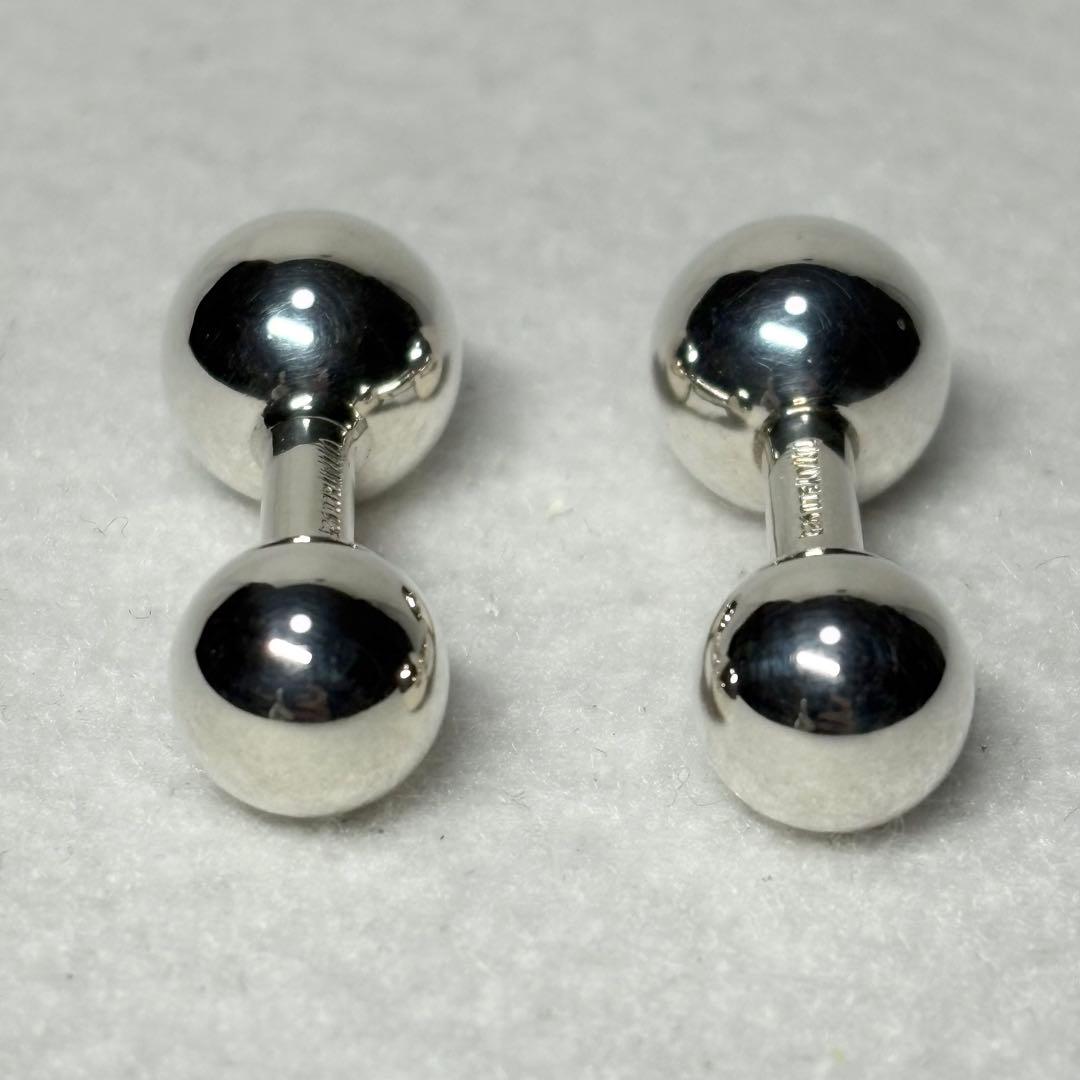 【美品】Tiffany&Co. ティファニー カフリンクス カフス ダンベル