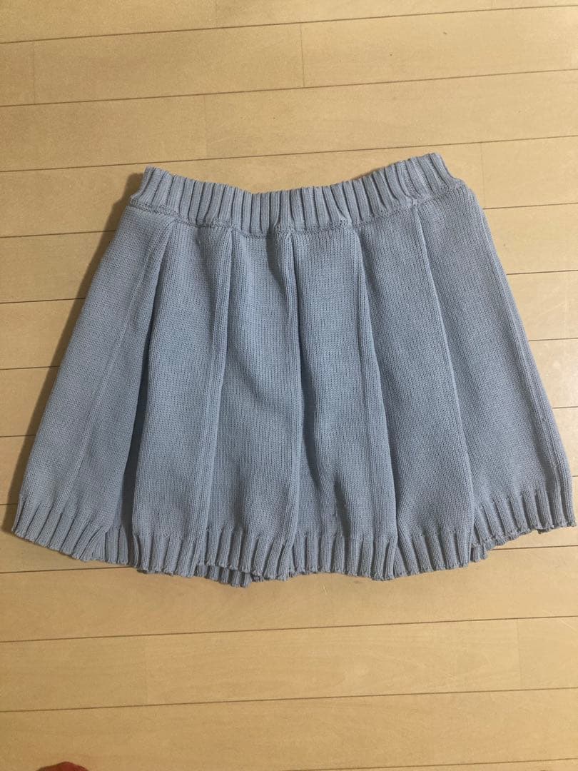 LIBRIO MENDONCA ミニニットプリーツスカート 美品