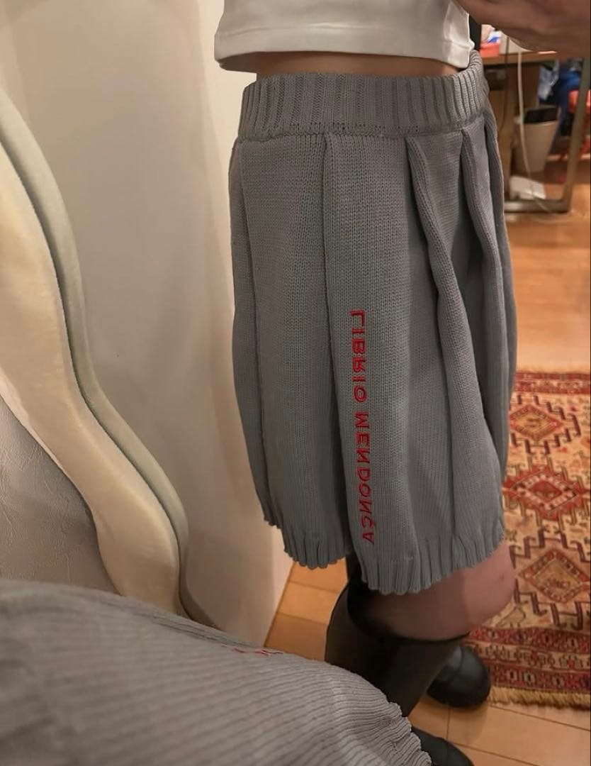 LIBRIO MENDONCA ミニニットプリーツスカート 美品