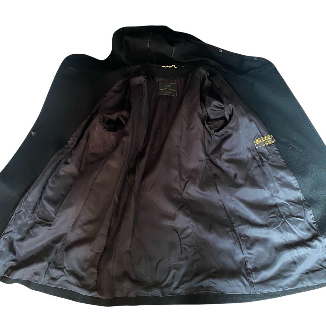 23区 20周年記念ロロピアーナ ピュアウールロングコート ブラック 3L 46